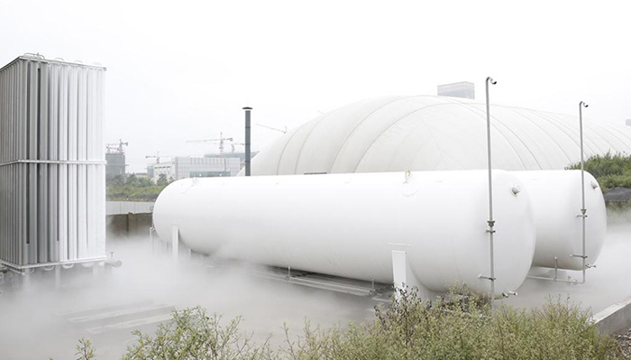 The relationship between tank pressure and volume