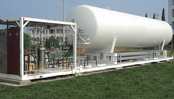 petroleum liquefied gas storage tank