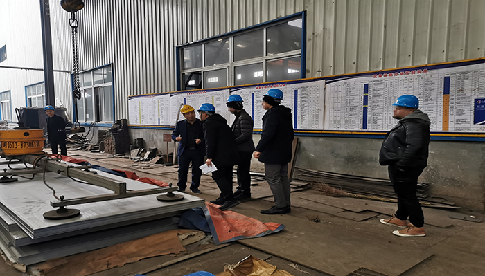 Russian Customers visit the company's production plant