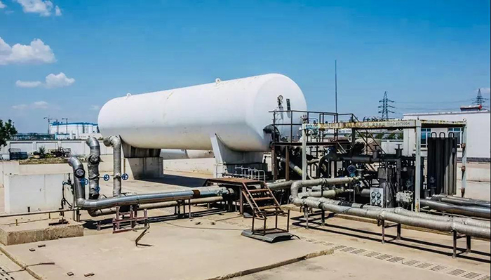 Precautions for liquid argon storage tank