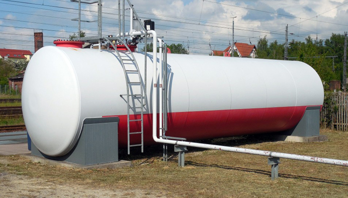 oil fuel storage tank