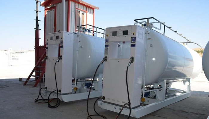 lpg skid filling station