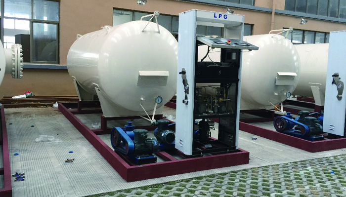 Maintenance of LPG filling station