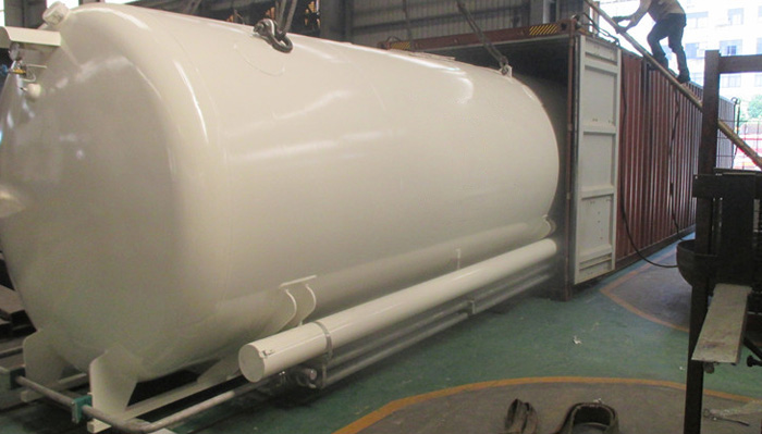 cryogenic liquid argon storage tank