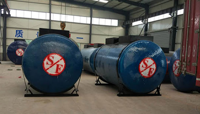 double-layer oil tank