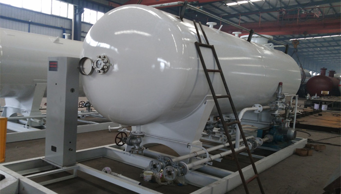 LPG skid mounted features