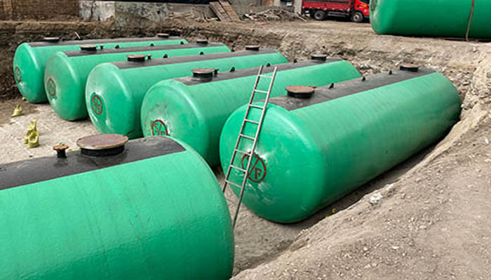 the system of double tank 