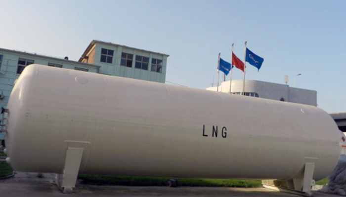 LNG storage tanks