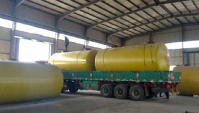 field of double oil tank