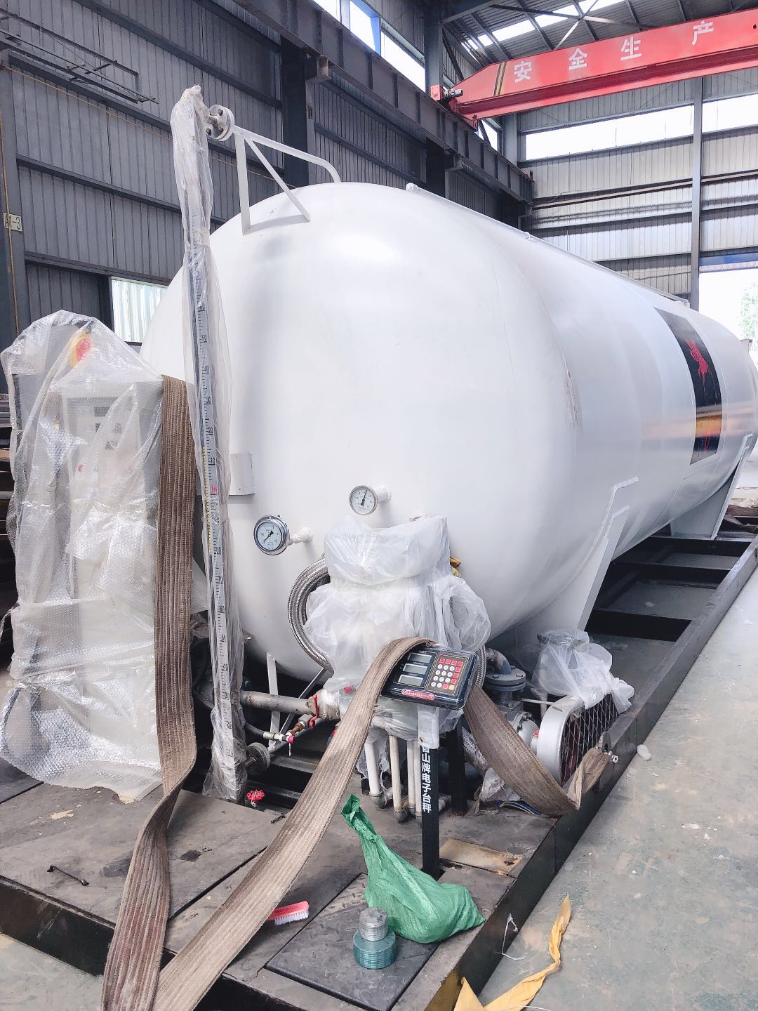 cooking gas filling station