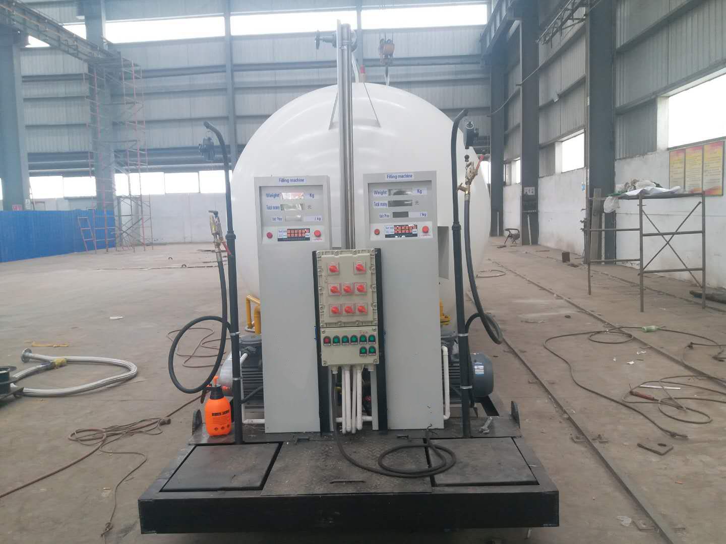 lp gas filling station