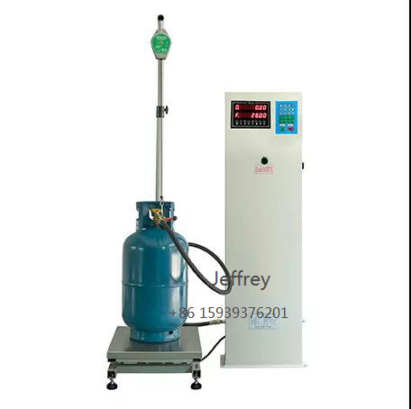 Explosion proof LPG gas filling dispenser with weight scales