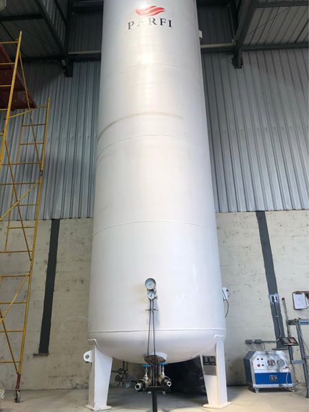 100CBM LO2  cryogenic storage tank