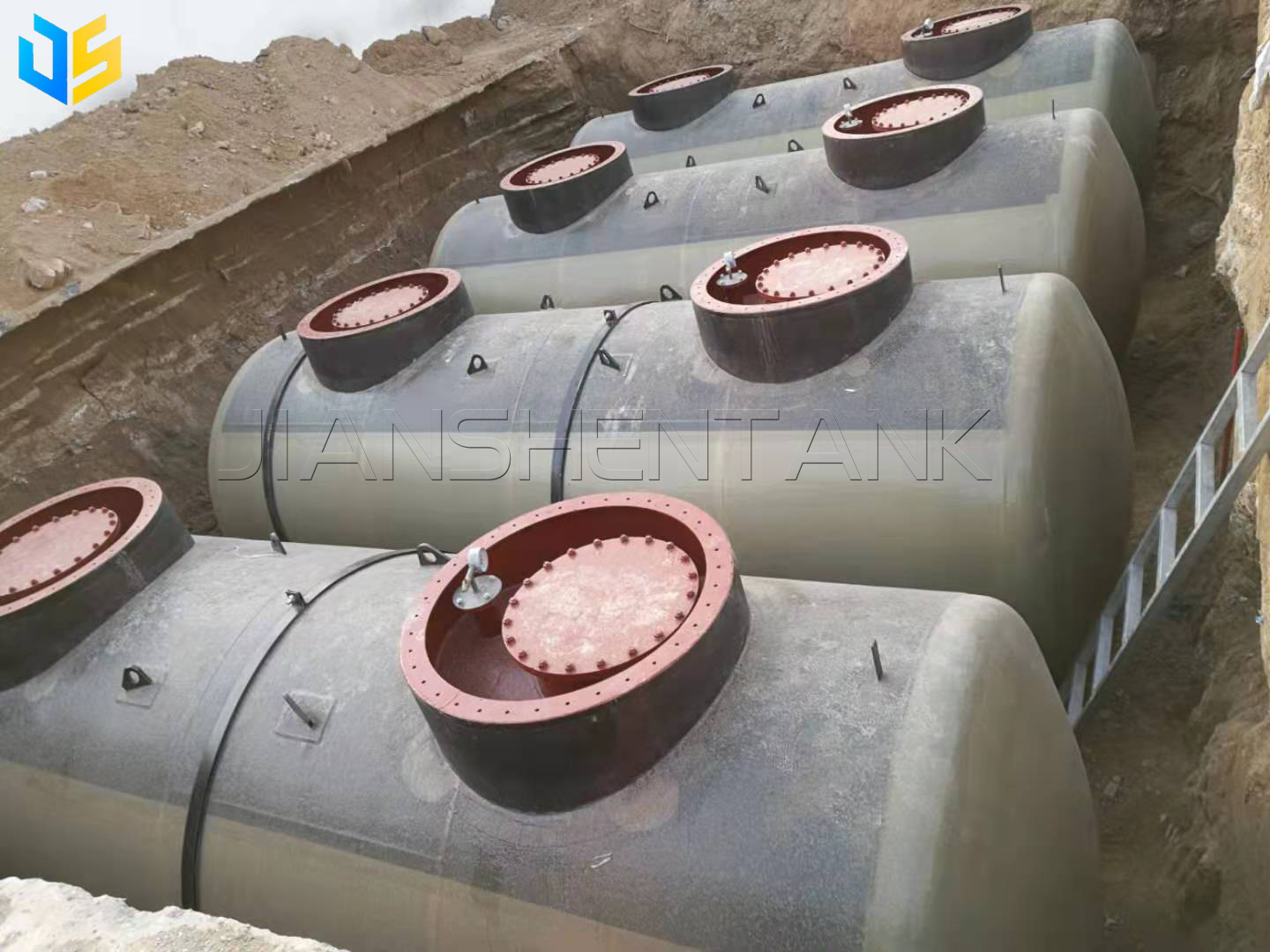 Underground Double Layer Oil Tank