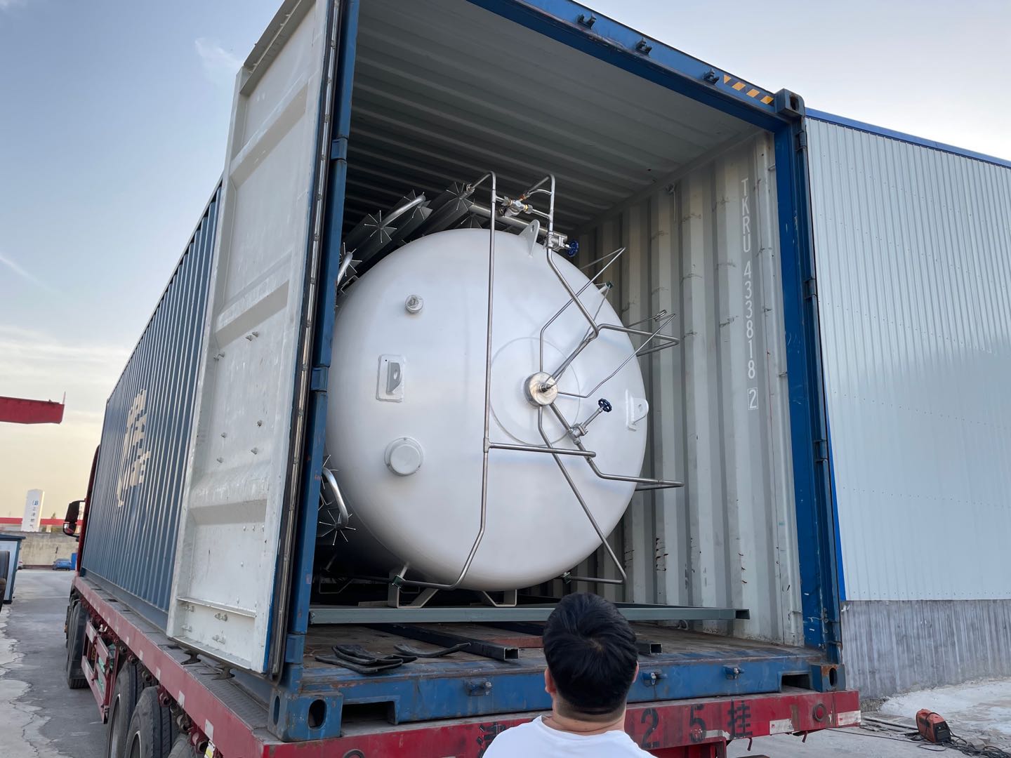 5m3 Vaccum Liquid Oxygen Tank