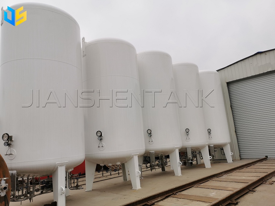 5m³ Vertical liquid oxygen storage tank