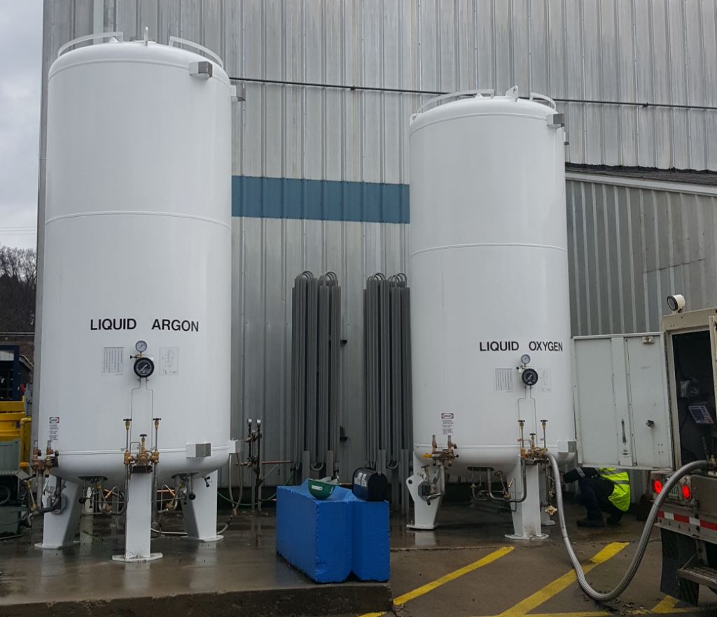 Oxygen filling plant operation cautions