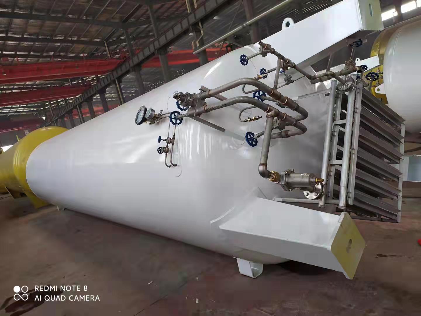 Vertical liquefied oxygen tank LOX storage tank