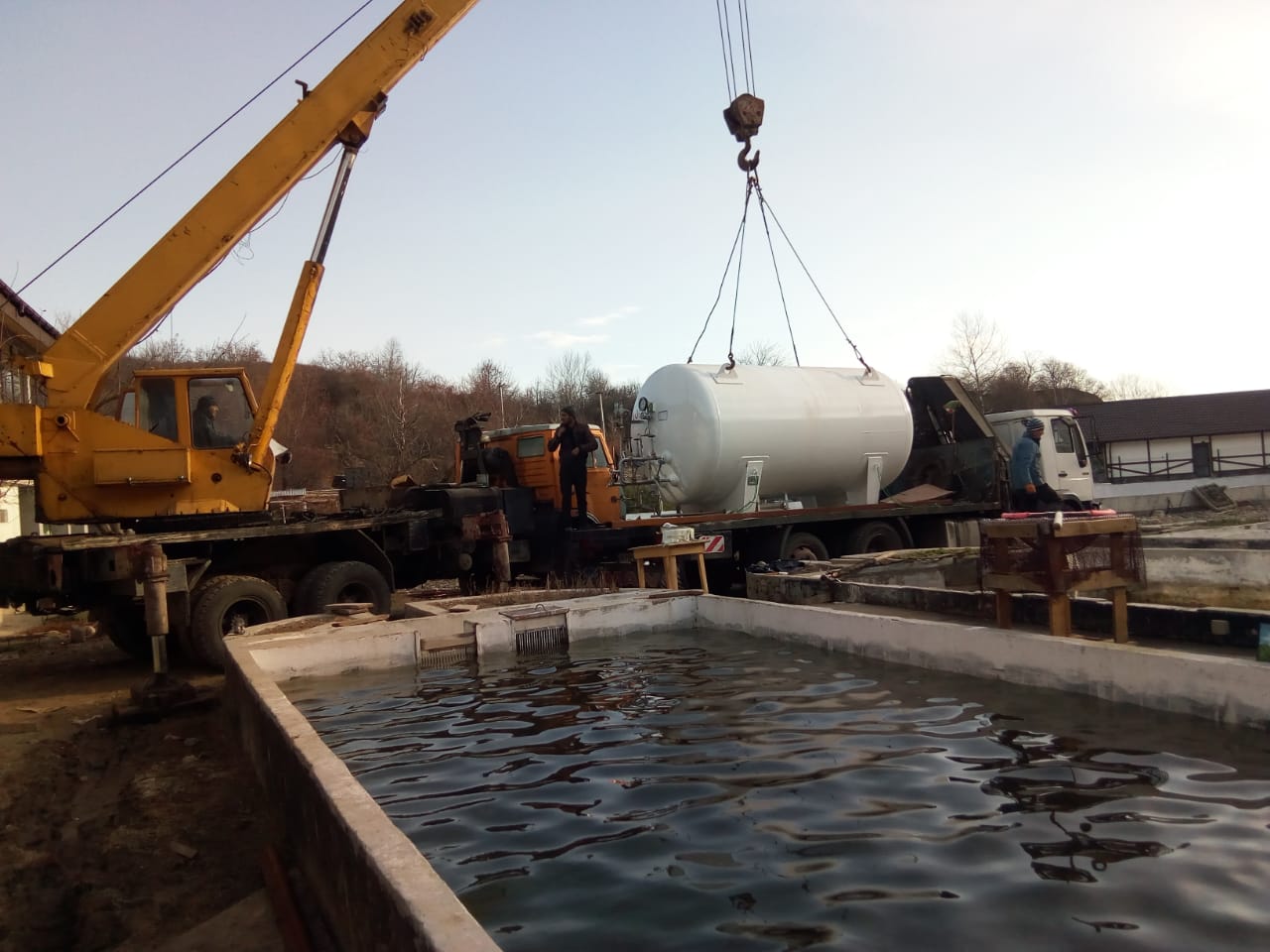 5 m³ LN2 storage tank