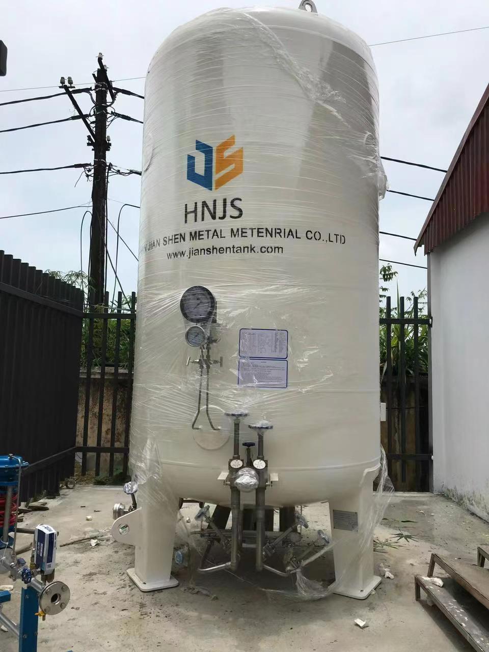 Vertical 5 Cubic meters Liquid oxygen tank