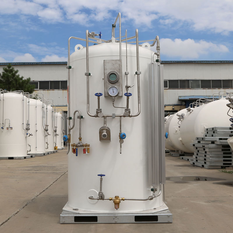 micro bulk tank for liquid nitrogen