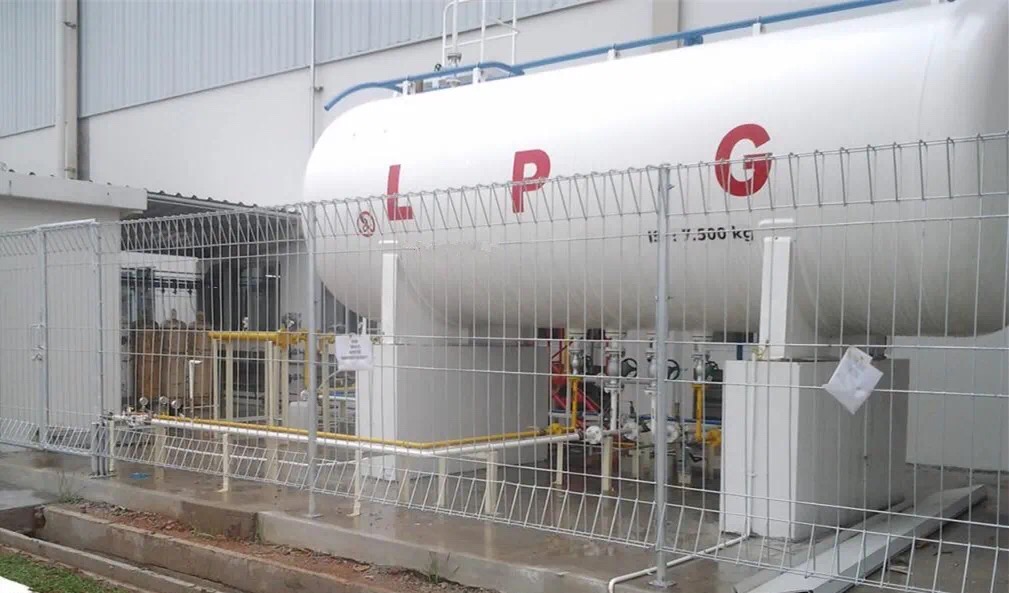 LPG filling station cylinder filling method