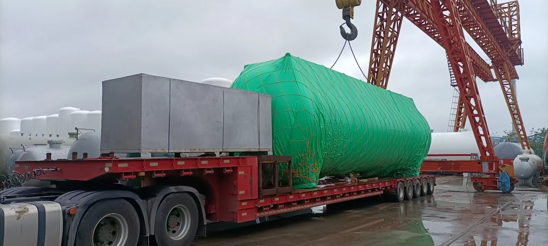 20Ton propane gas cylinder filling depot