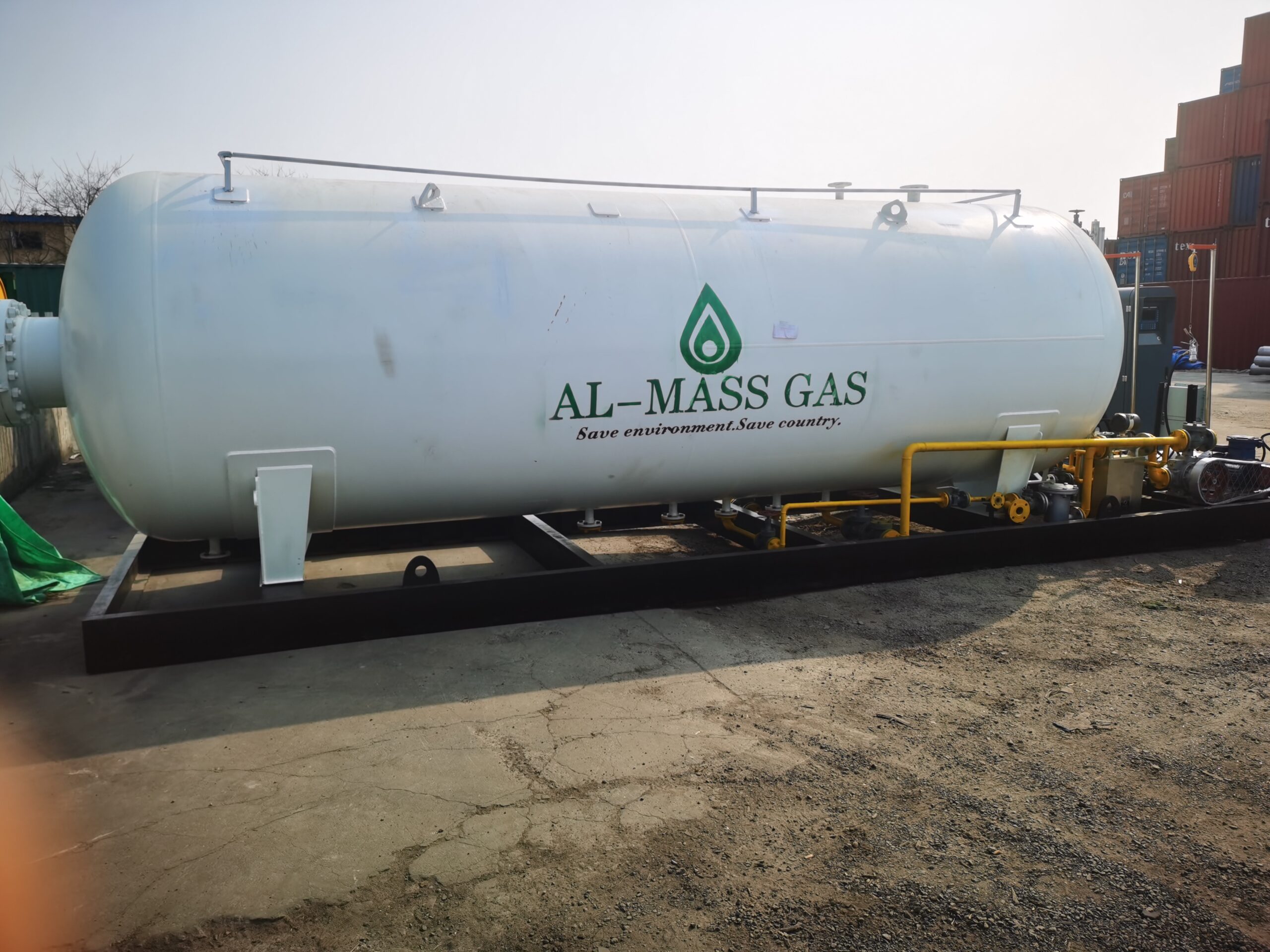 20m³ assembled LPG skid-mounted plant for Uganda