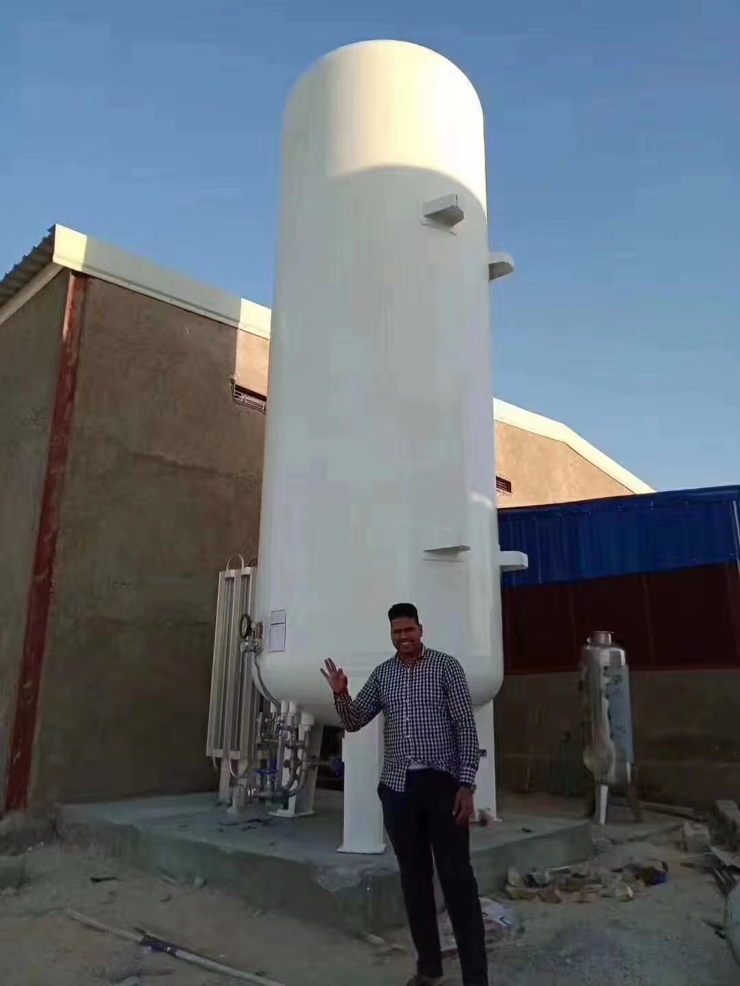 5 cubic cryogenic liquid carbon dioxide storage tank