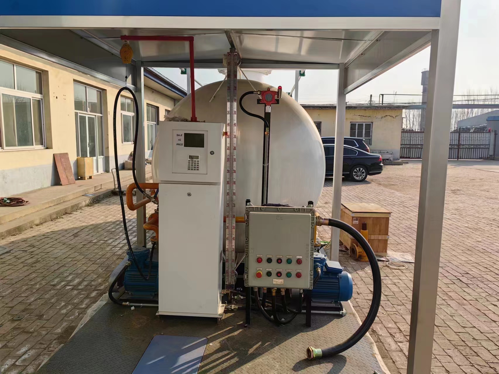 15m3 LPG skid mounted