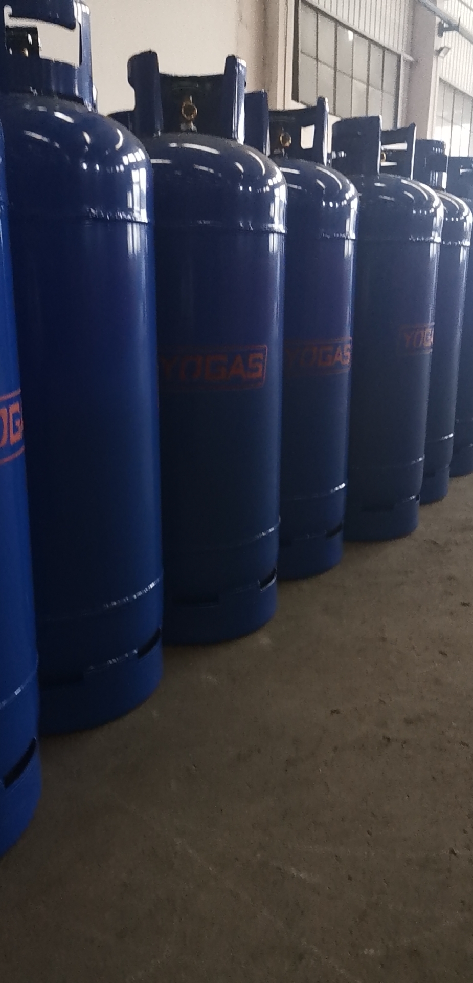 Cylinders for various countries in Africa