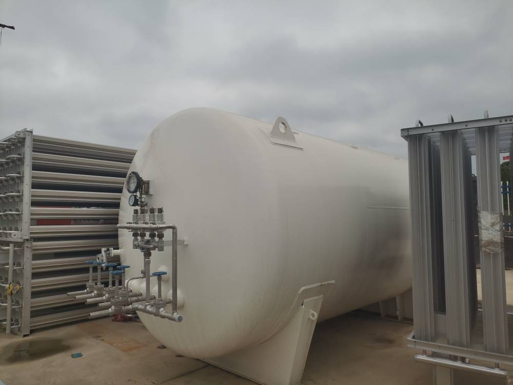 horizontal type LNG tank for boiler