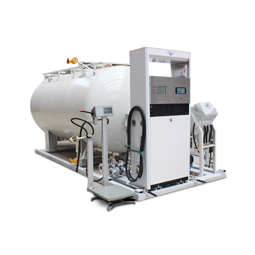 LPG skid filling station