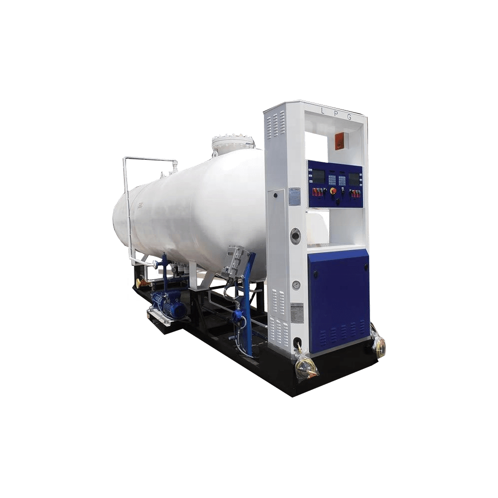 LPG skid-filling and filling stations
