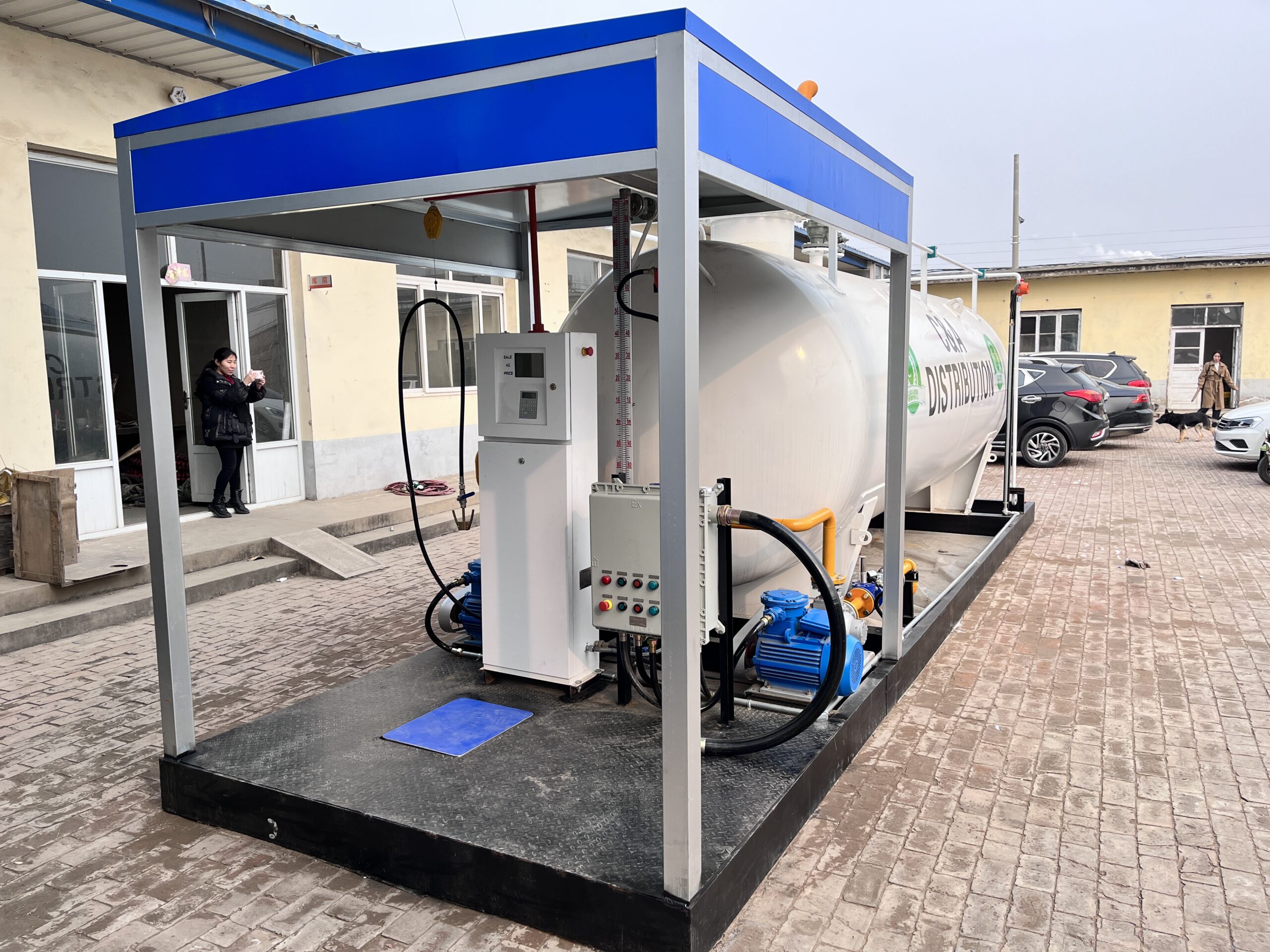LPG filling station for vehicle in Kenya