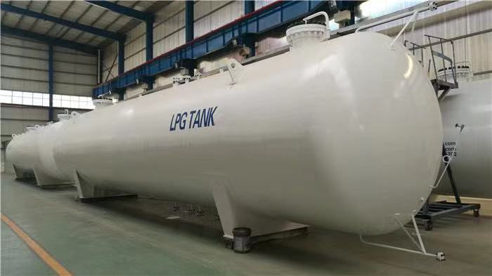 Installation of LPG storage tank