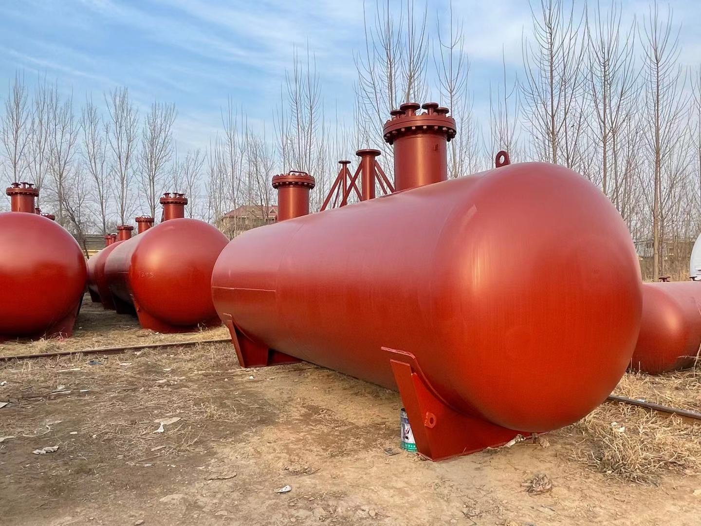 Sprinkler system for LPG storage tank