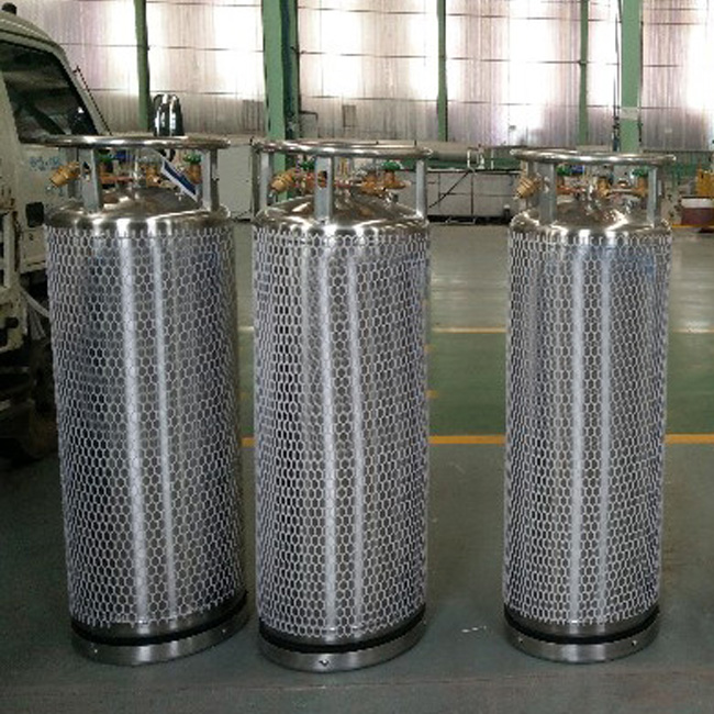 175l cryogenic oxygen dewar cylinder
