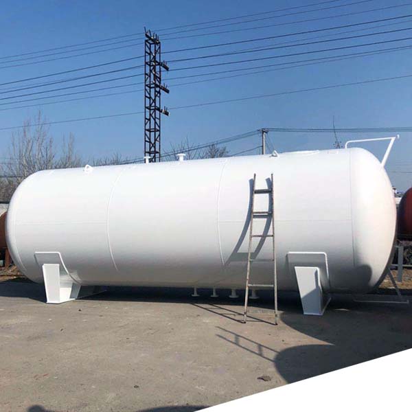 Open air installation of LPG storage tank
