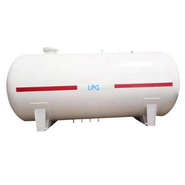 Liquefied petroleum gas storage tanks with different volumes