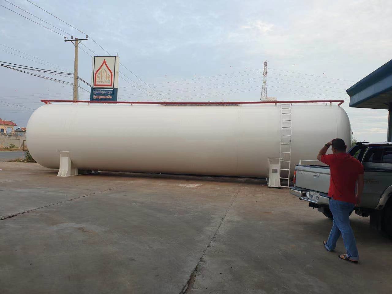 Details of LPG storage tank