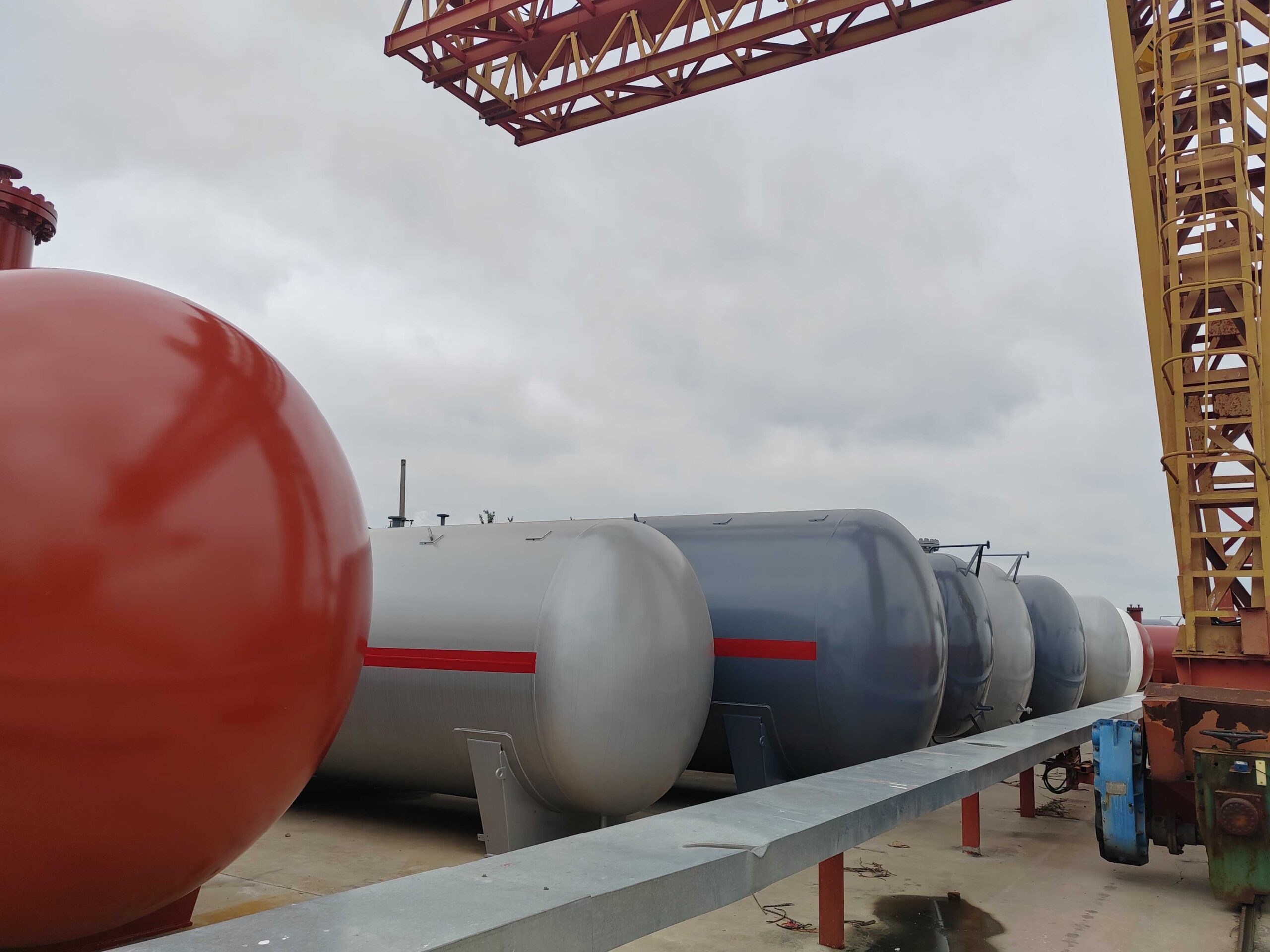 LPG station for cooking gas