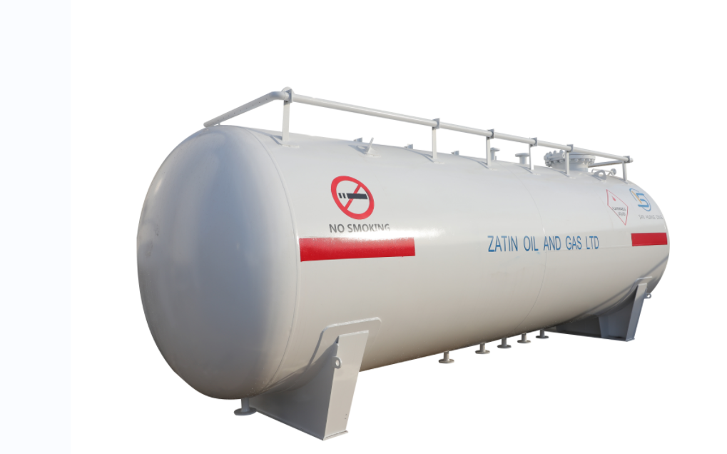 Liquefied gas tank filling station