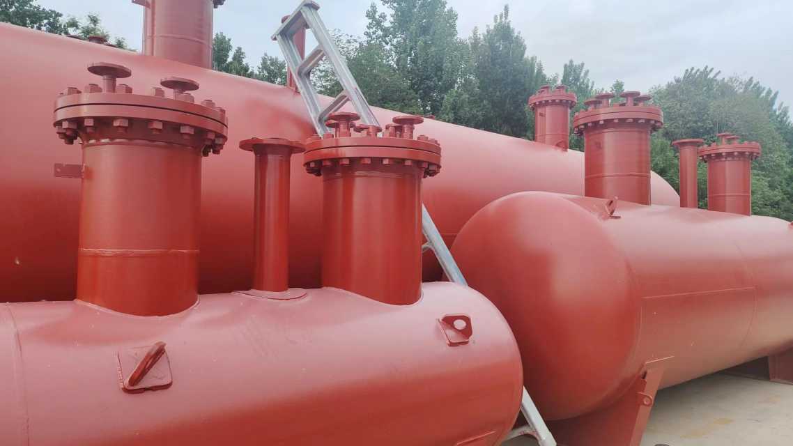 Գետնից վերեւ 50 խորանարդ LPG պահեստ