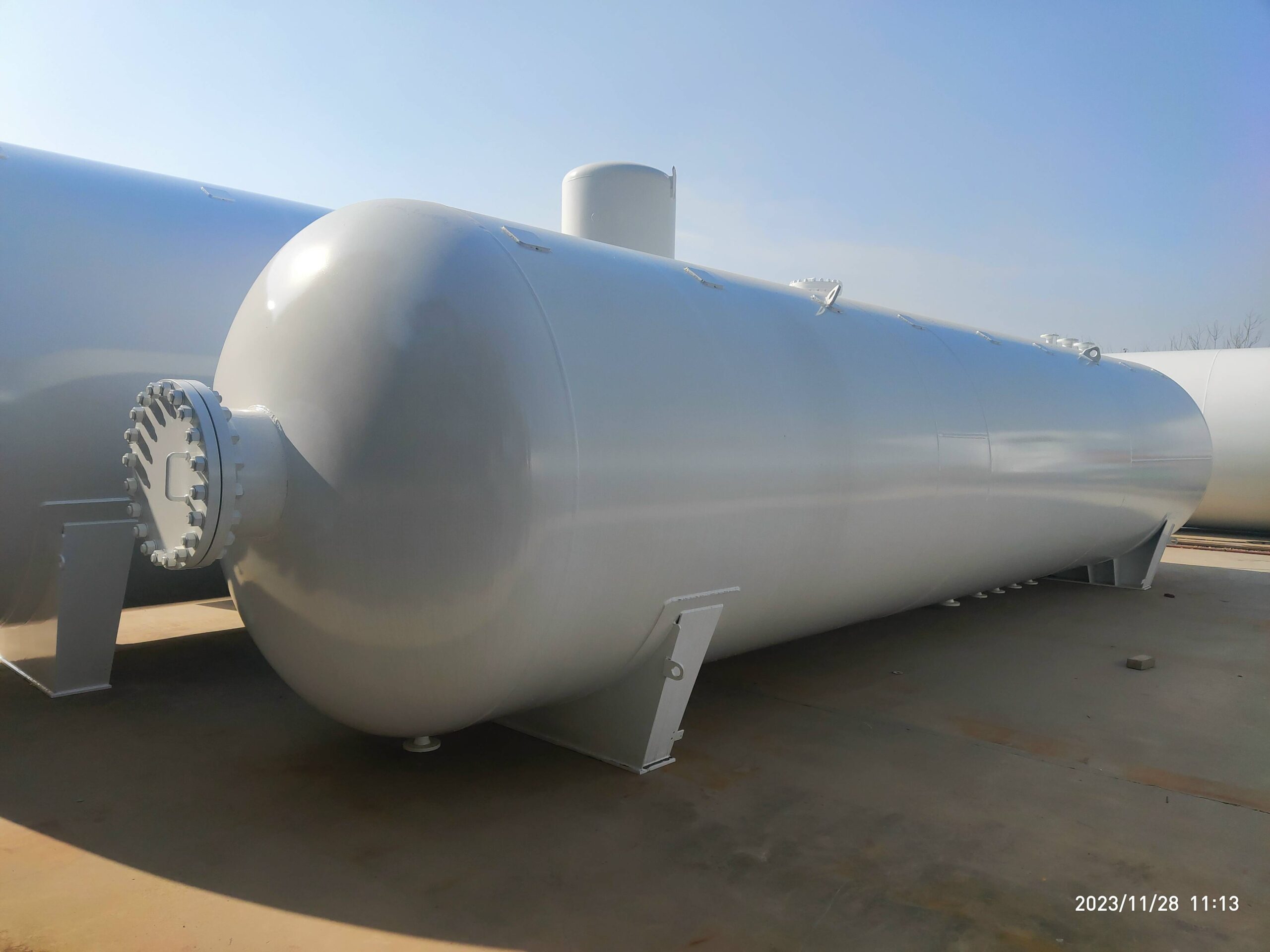 40HQ Container Loading 38m³ LPG Gas Tank