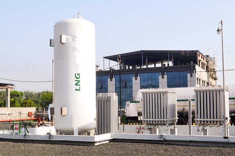 cryogenic LNG storage tank-production process