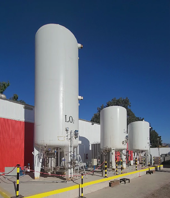 Export Chili Cryogenic Lquid Oxygen, Liquid Argon, Liquid CO2 Tanks