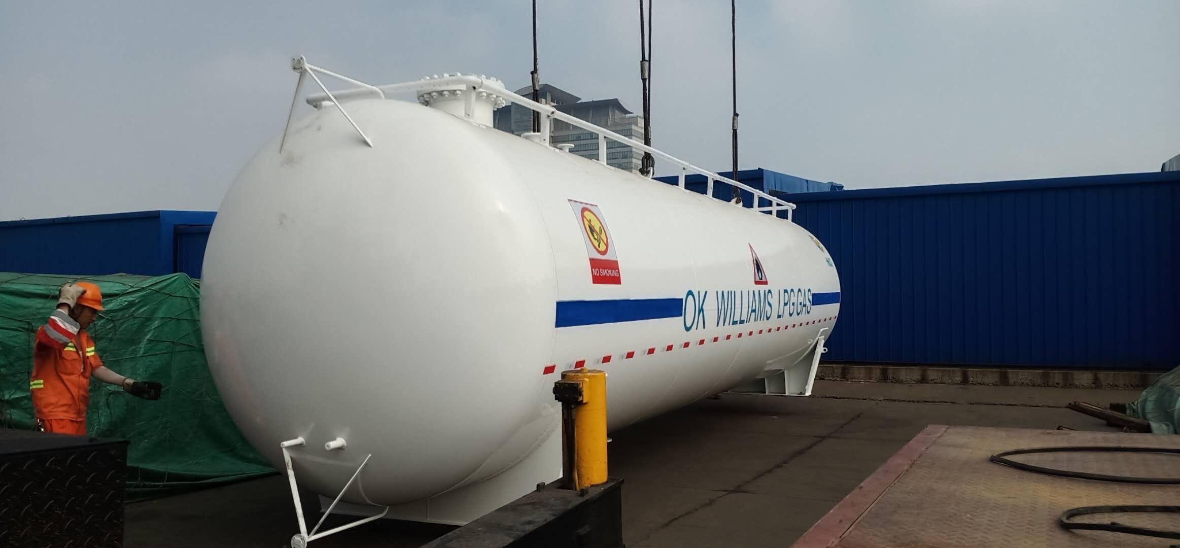 Liquefied petroleum gas storage tank inspection