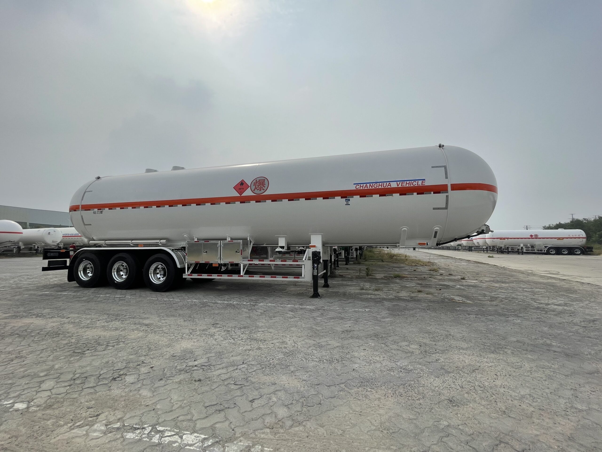 LPG tanker semi trailer 10-61.9m³