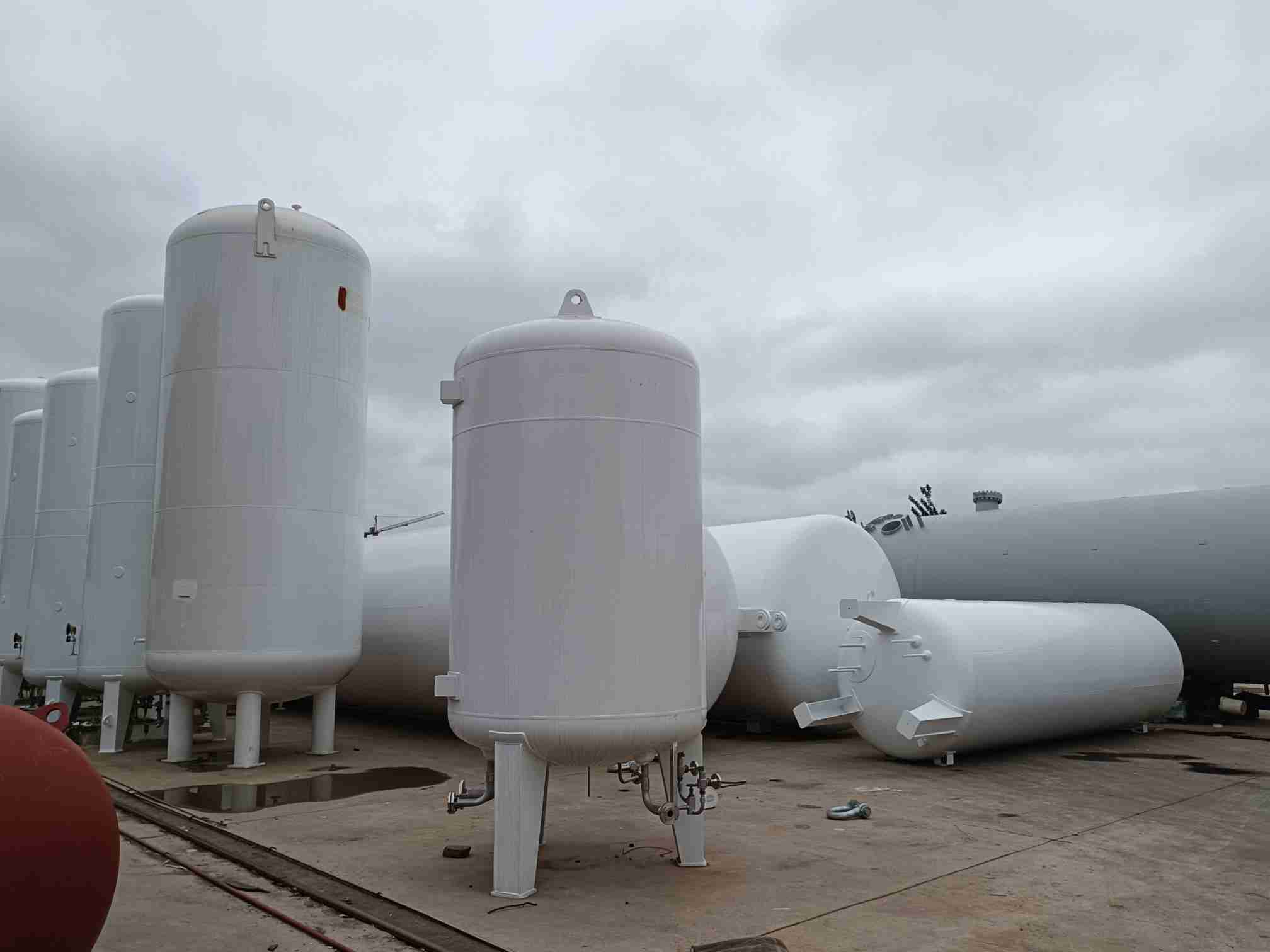 Application range of liquid argon storage tanks